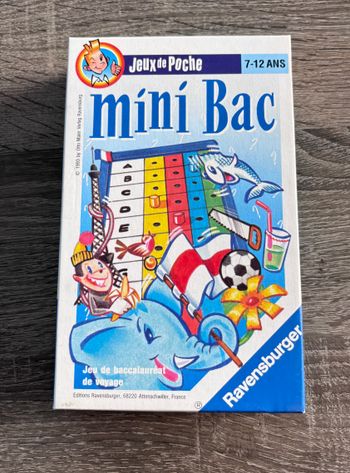 Jeu mini bac  