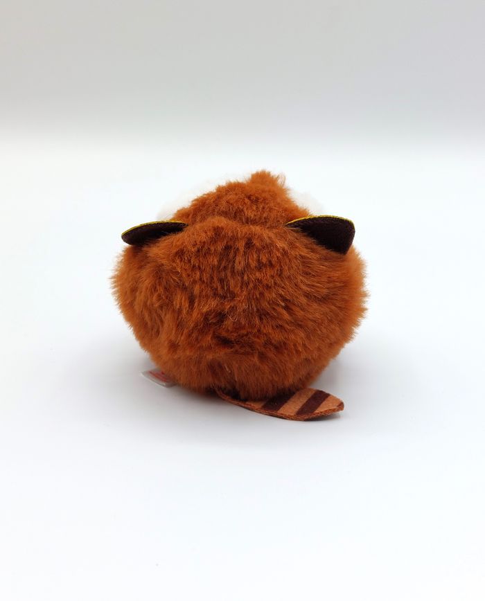 Petite peluche boule raton laveur TYPuff Pickpocket marron blanc doré 8 cm 2023 - photo numéro 3
