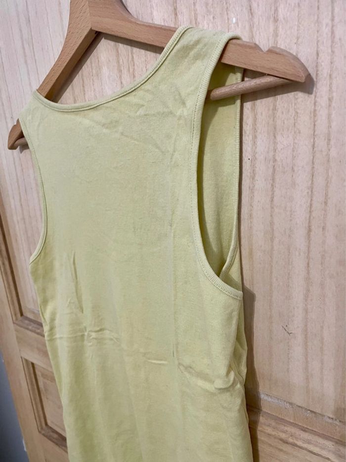 Débardeur simple basic couleur un vert anis taille L - photo numéro 8
