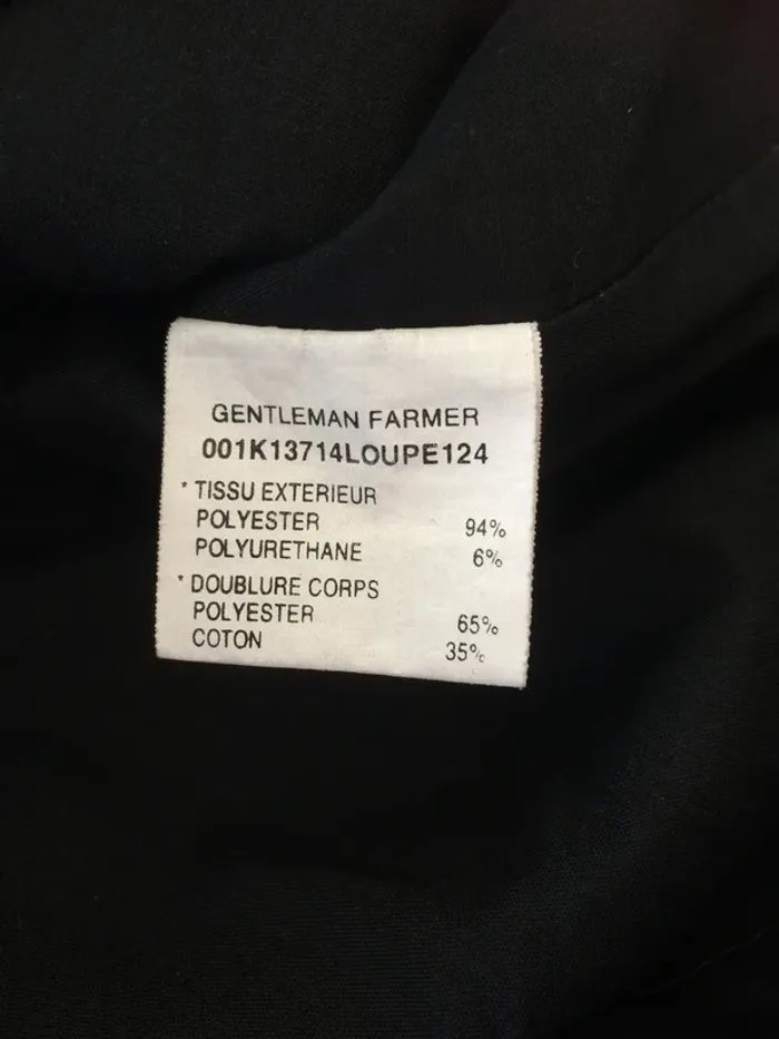 Veste noire Gentleman Farmer T.L - photo numéro 4