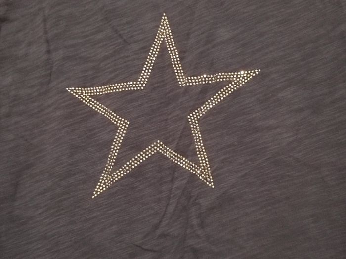 Tee Shirt bleu avec décoration étoiles - Cache Cache - photo numéro 5