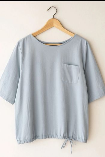 🌙 Blouse  ample bleu ciel  - ERFO  pure