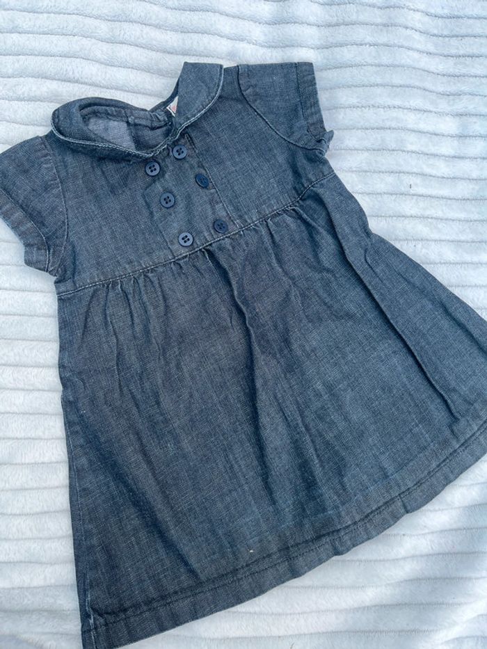 Robe effet jean 6 mois - photo numéro 2