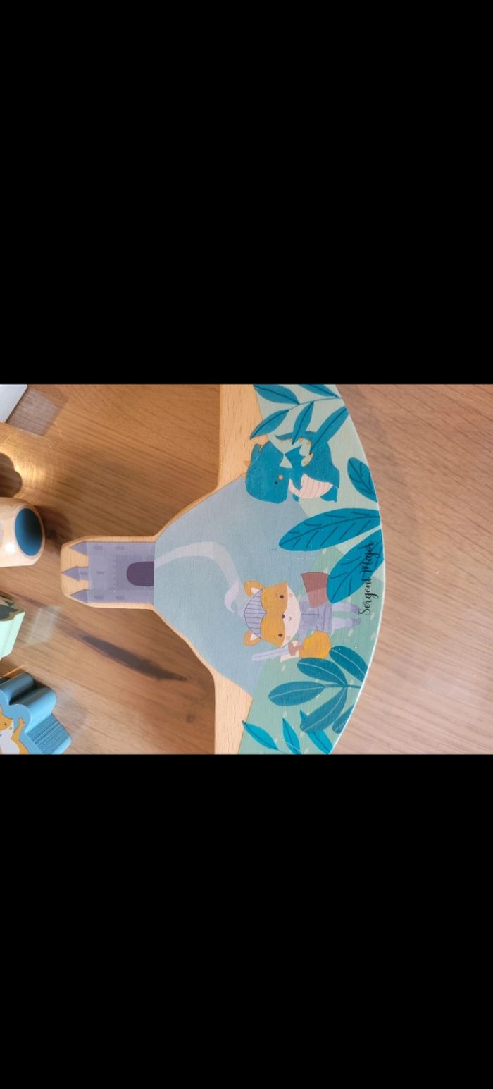 Joli jeux d'équilibre en bois Sergent Major - photo numéro 3