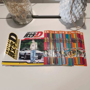 Manga initial D jaquettes Crunchyroll tomes 1 à 46