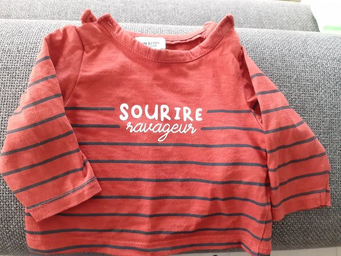 Lot de 3 Tee-shirts tao 1 mois - photo numéro 1