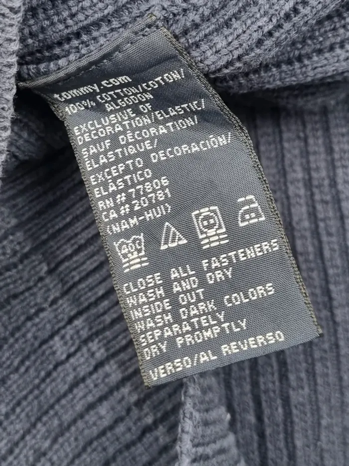Veste zippée Tommy Hilfiger Bleu Marine – Taille XXL Homme (mesures en photos) - photo numéro 11
