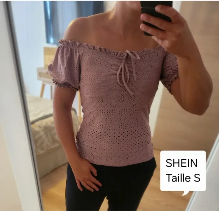 Lot 9 t-shirt Shein T. XS-M - photo numéro 4