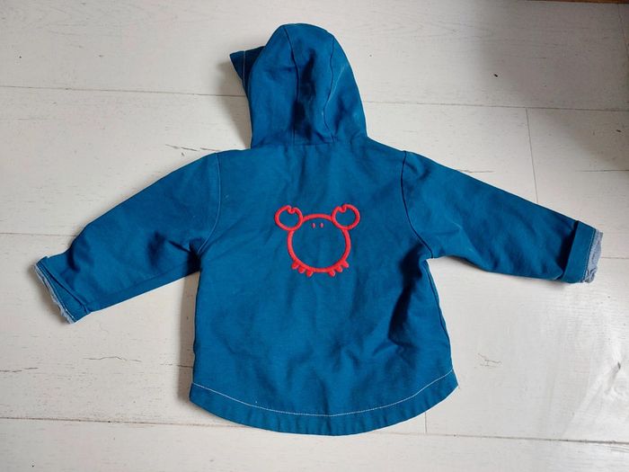 Veste vareuse imperméable Obaibi Taille 12 mois - photo numéro 3
