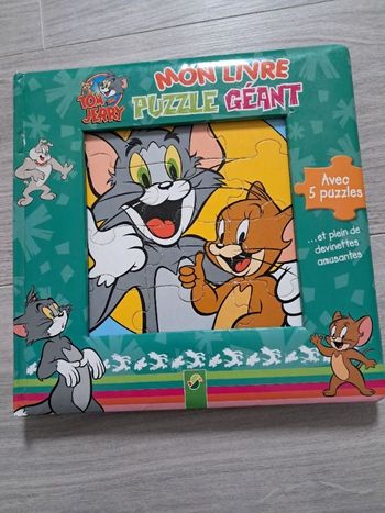 Livre puzzle Tom et Jerry