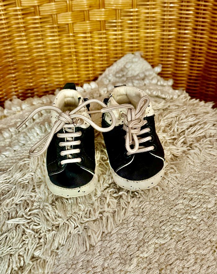 🍁 Basket beige & noir Kiabi 3/6 mois 🍁 - photo numéro 8