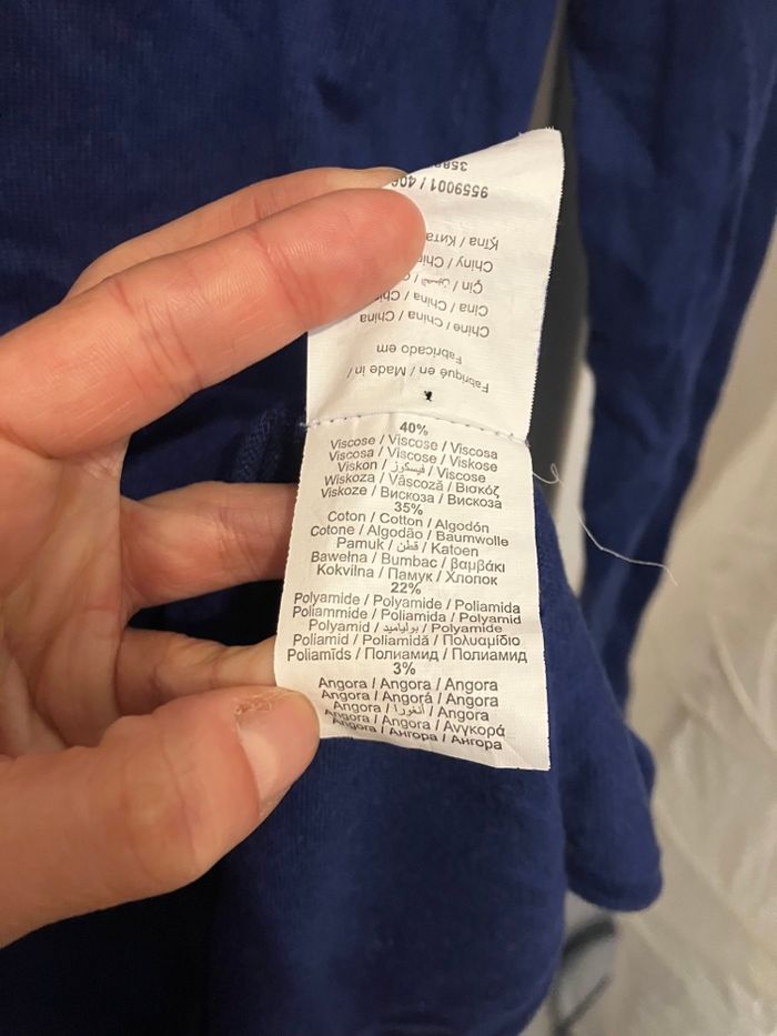 Pull bleu indigo - photo numéro 5