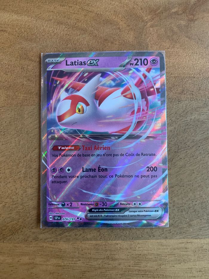 Carte Pokemon Latias EX Étincelles Déferlantes