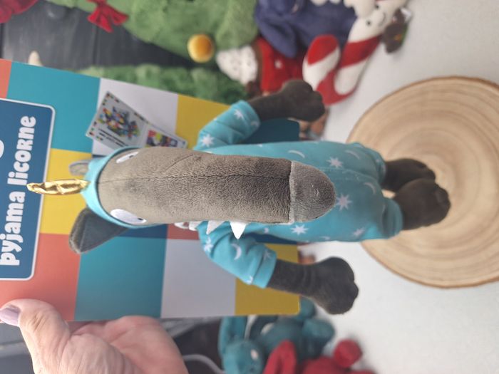 Peluche loup auzou pyjama licorne - photo numéro 8