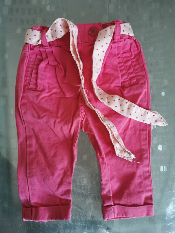 Pantalon bébé rose