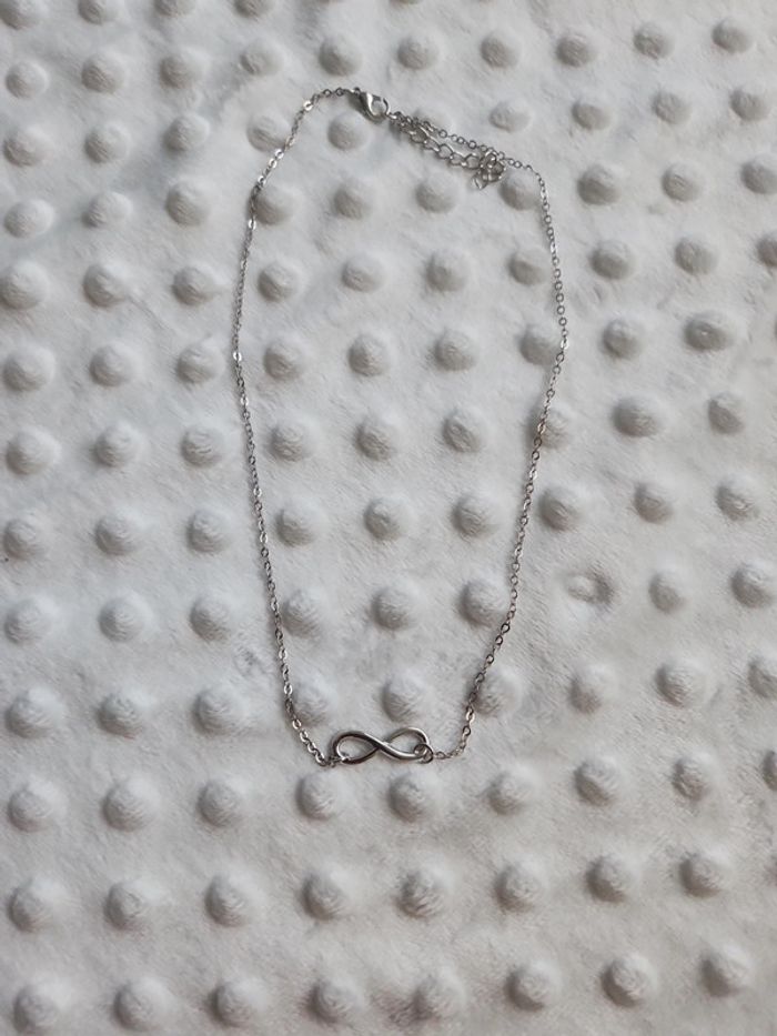 Collier chaine infini en acier inoxydable - photo numéro 2