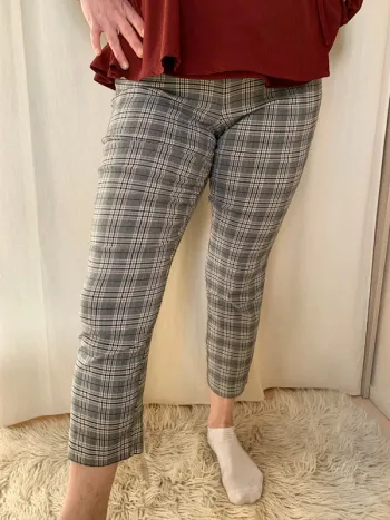 Pantalon à carreaux taille 40