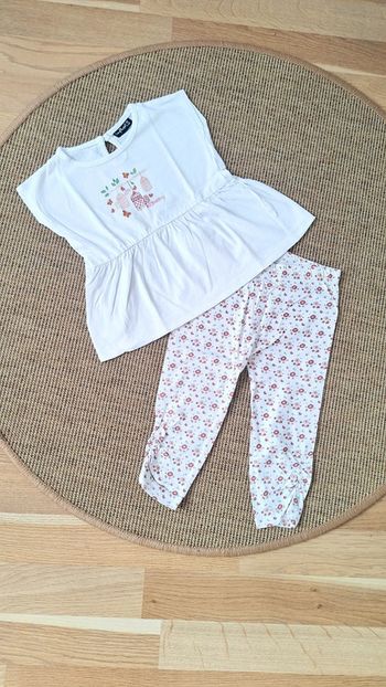 Ensemble d été ou pyjama fille en 12 mois