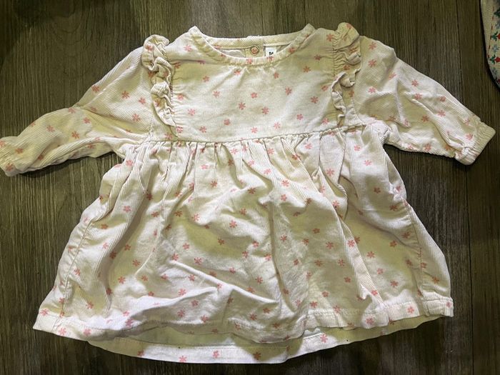 Robe manche longue à fleur zeeman