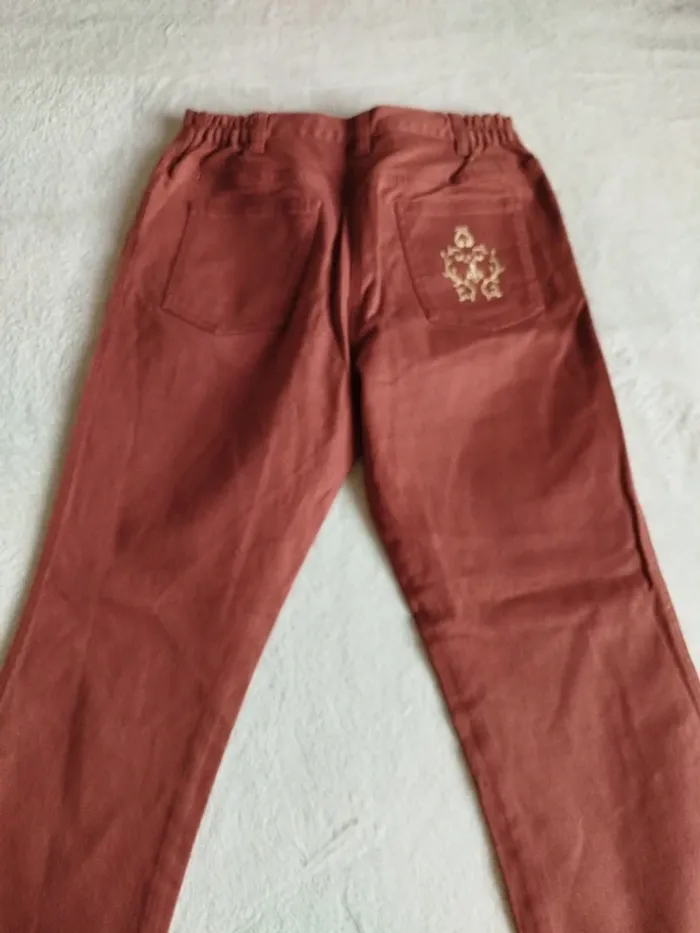 Pantalon femme marron Blancheporte taille 42 - photo numéro 5