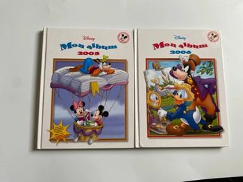 Lot de deux livres Disney, mon album, 2005 et 2006