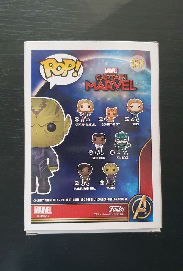 Lot 2 Funko Pop Marvel – Talos #431 & Yon-Rogg #429 - photo numéro 8