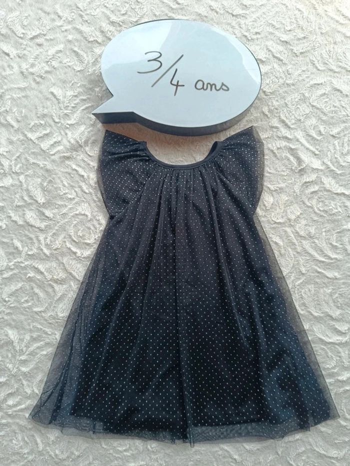 Robe de fête anniversaire mariage Noël avec paillettes Fille 3/4 ans Zeeman