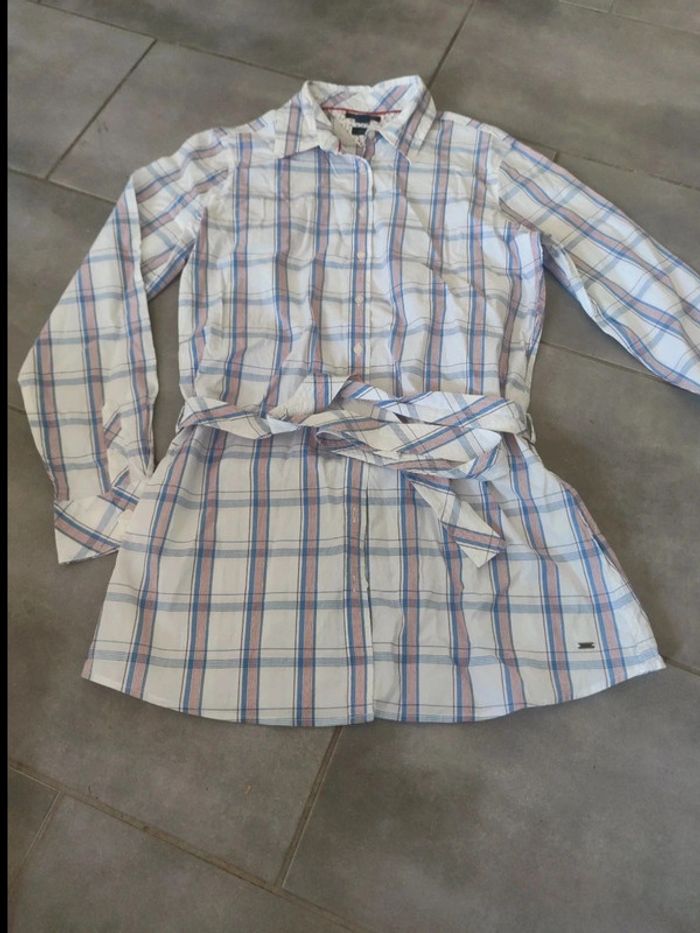 Robe chemise Tommy Hilfiger 10ans - photo numéro 2