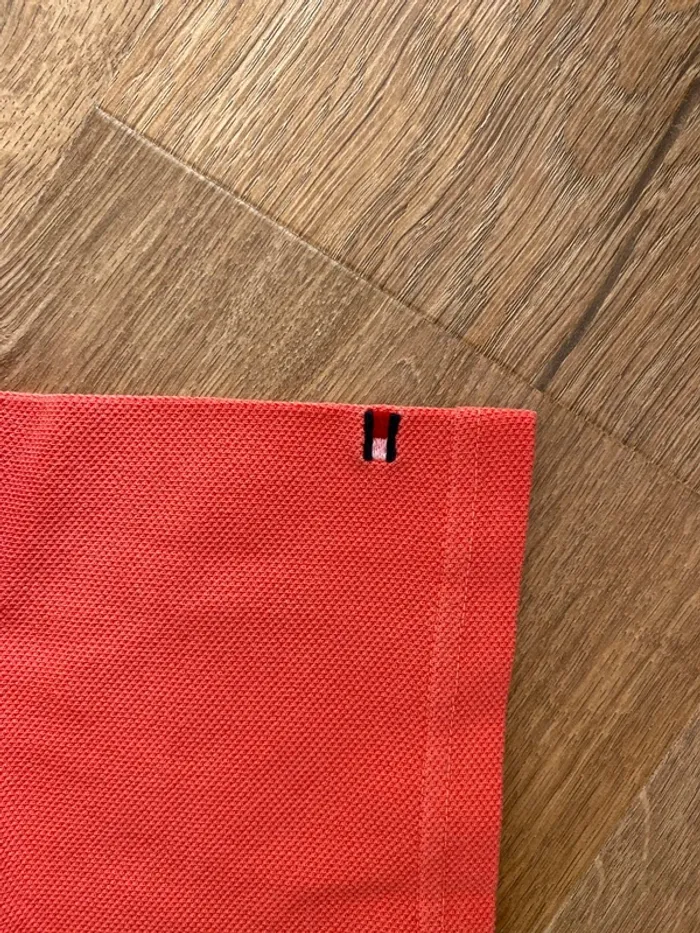 Polo Tommy Hilfiger Slim Fit Corail XL – 100% Authentique - photo numéro 6