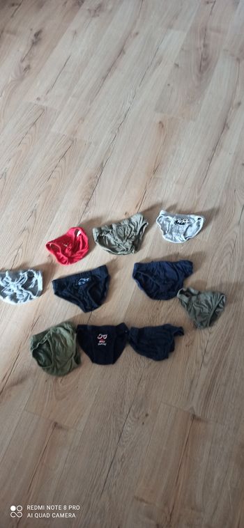 Lot de 10 slips 2 ans