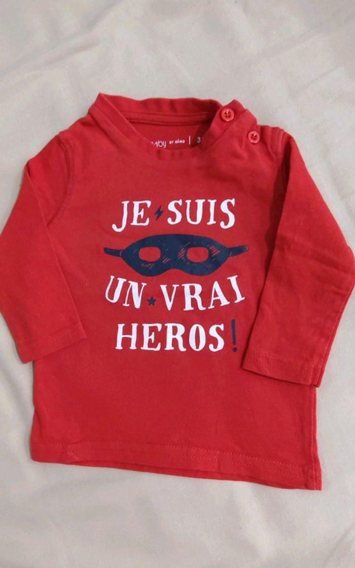 Maillot manches longues 3 mois