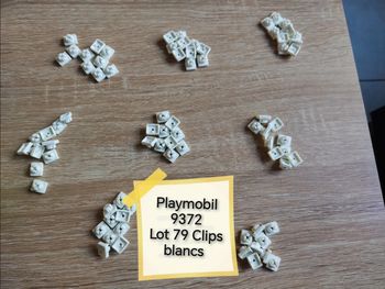 Playmobil 9372 lot 79 Clips blanc