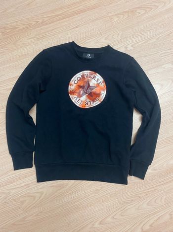 Sweat converse 12-13 ans noir neuf