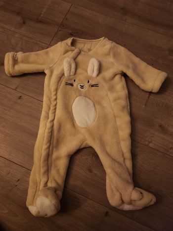Pyjama/surpyjama velours lapin