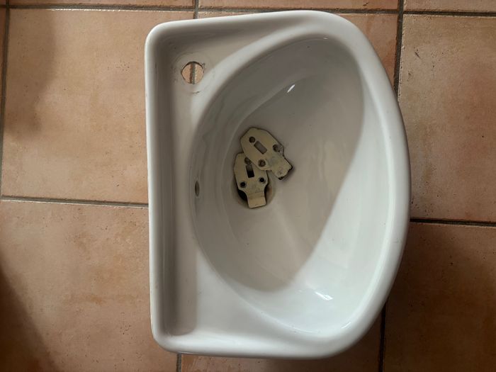 lave mains porcelaine blanc