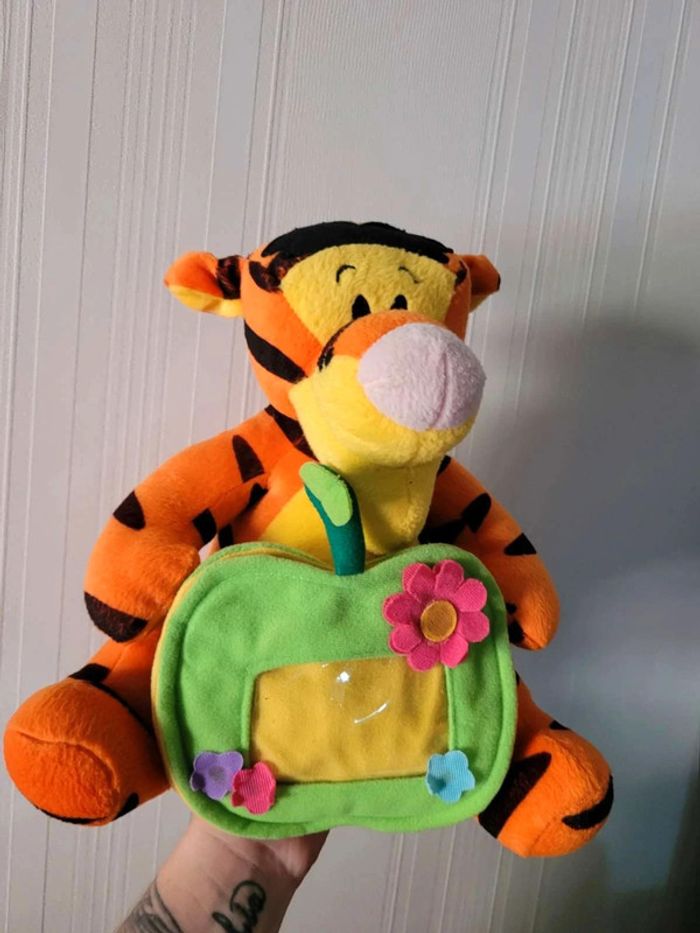 Peluche porte photo tigrou