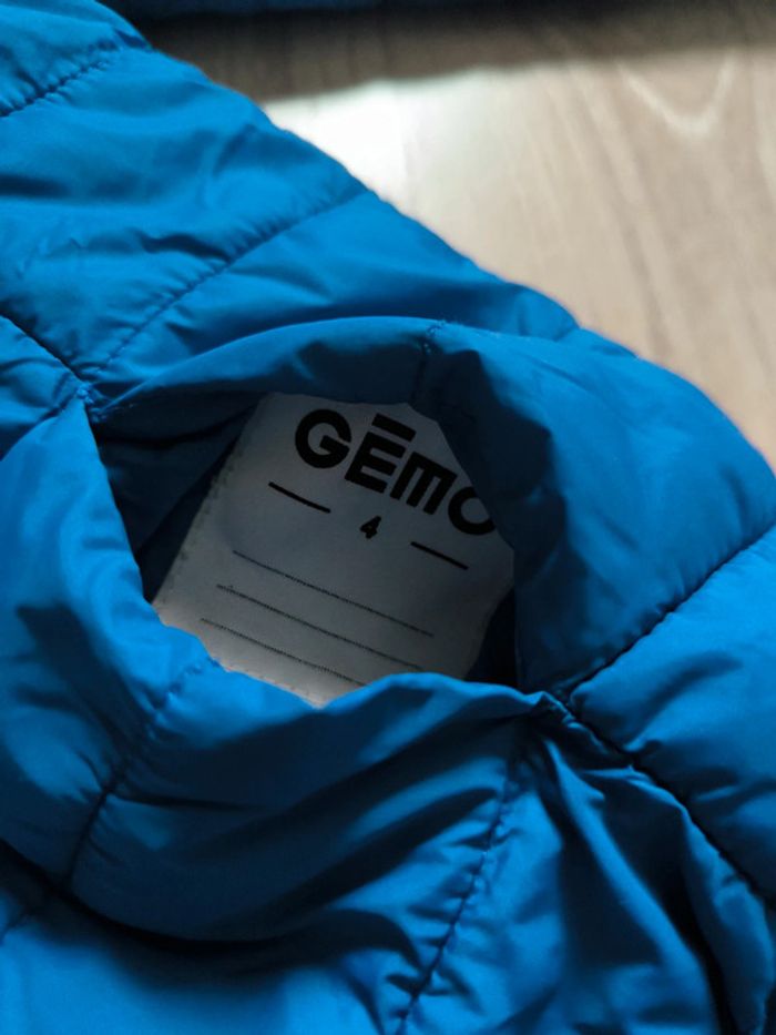 Doudoune bleue à capuche. 4ans Gémo - photo numéro 5