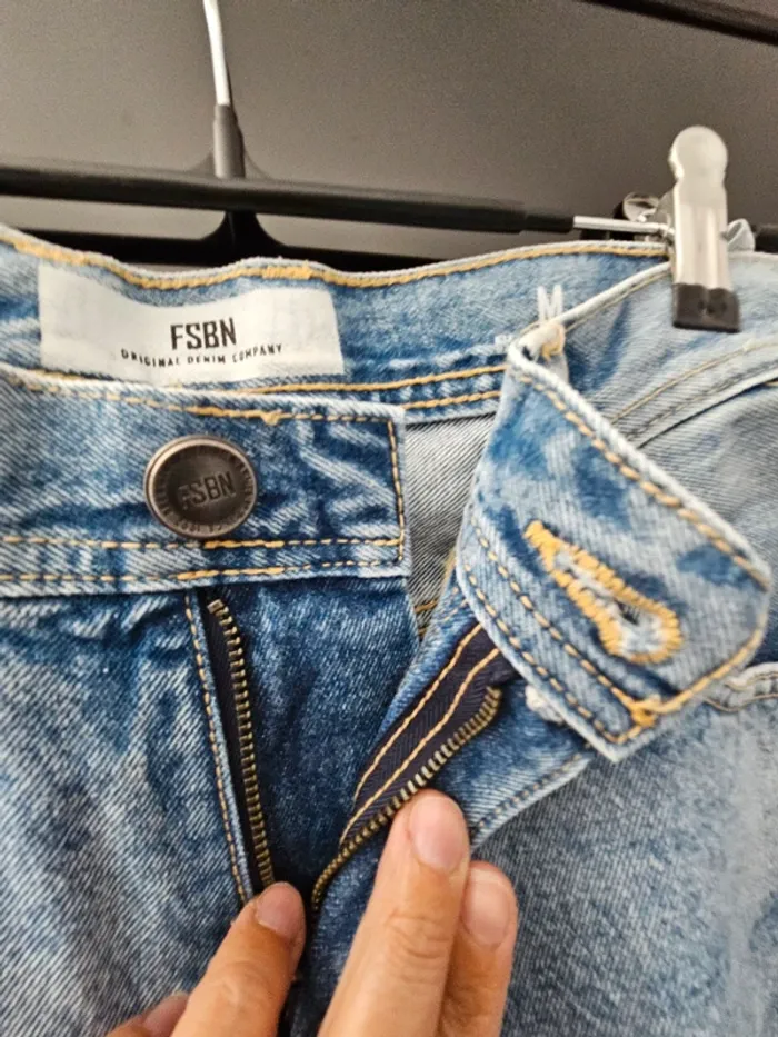 Short jean bleu FSBN homme taille M - photo numéro 7