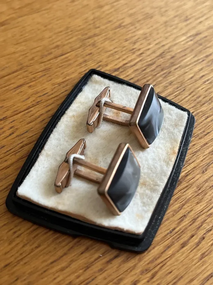 Boutons de manchettes vintage - photo numéro 5