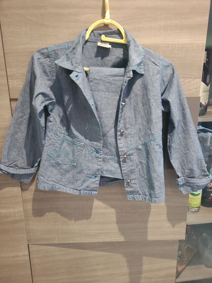 Ensemble chemise et pantalon, taille 8 ans