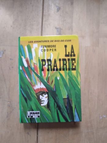 La prairie Fenimore Cooper Bibliothèque verte cartonnée 1977