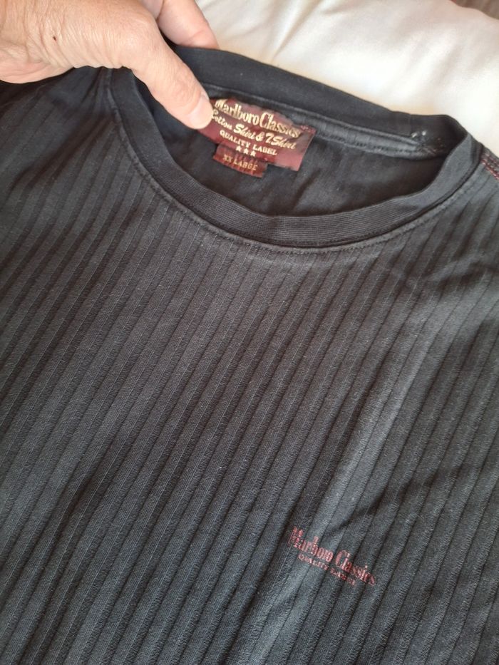 T shirt manches longues Marlboro Classics XXL - photo numéro 2