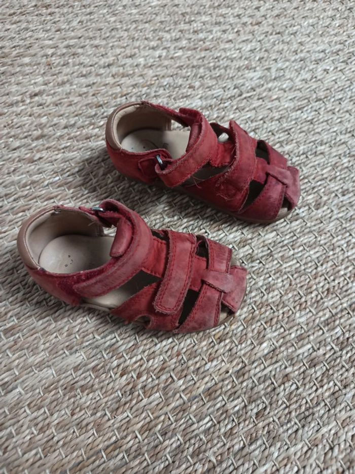 Sandales rouges été shoopom 23