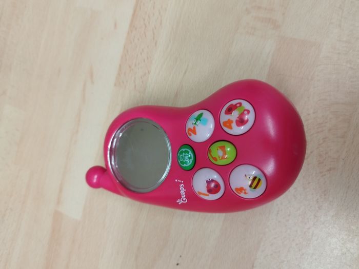 Jeu d'éveil - Téléphone miroir rose - Ouaps - 1 er âge - photo numéro 4