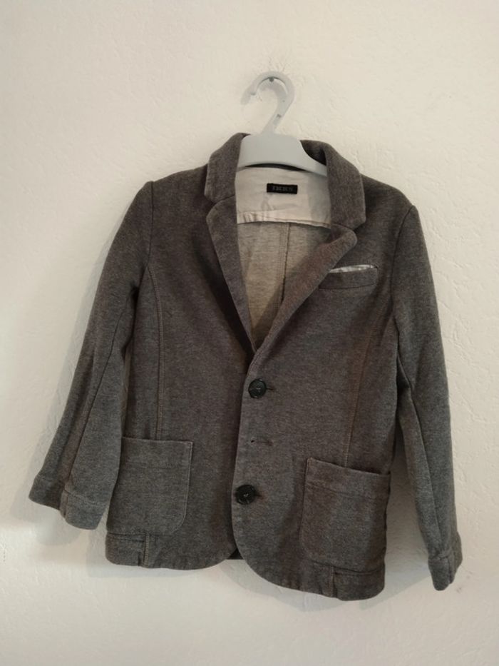 veste molleton grise fille 6 ans IKKS