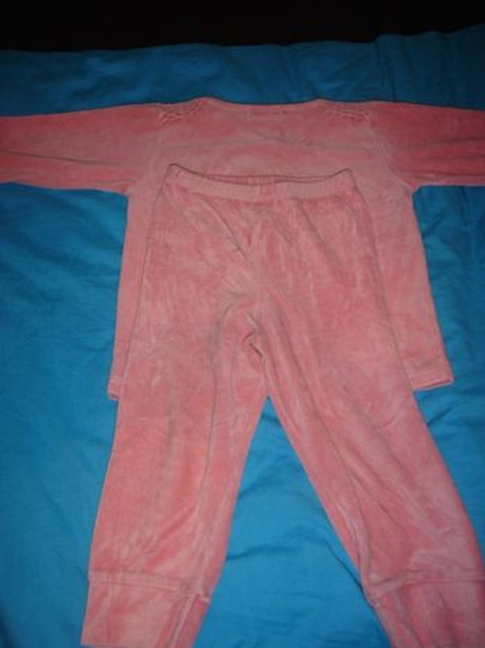 Pyjama velours 3ans sucre d orge - photo numéro 5