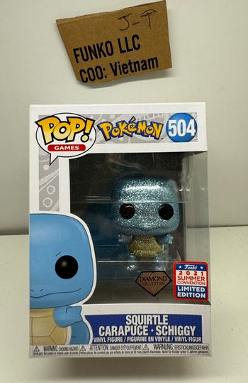 Funko Pop Pokémon 504 Carapuce - Diamant / SQUIRTLE (DIAMOND COLLECTION) Diamond Collection 2021