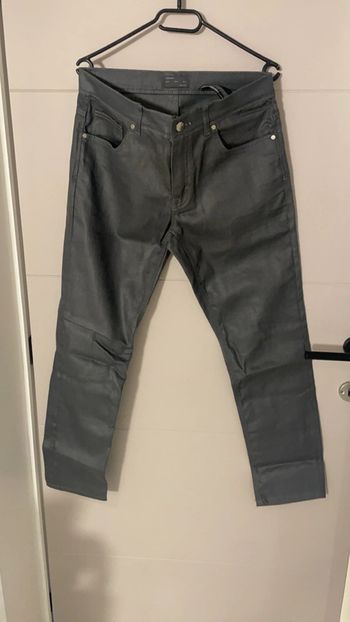 Jeans Zara gris métallisé – Taille L  – Neuf