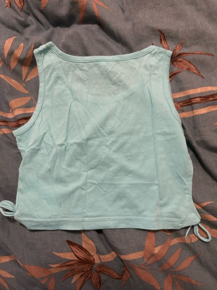 Débardeur bpc 8 ans bleu turquoise - photo numéro 3