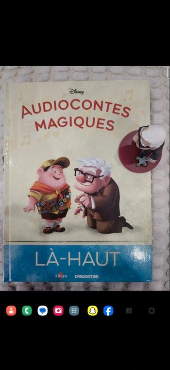 40ème audioconte altaya deagostini livre&figurine disney audio compte comte magique magic